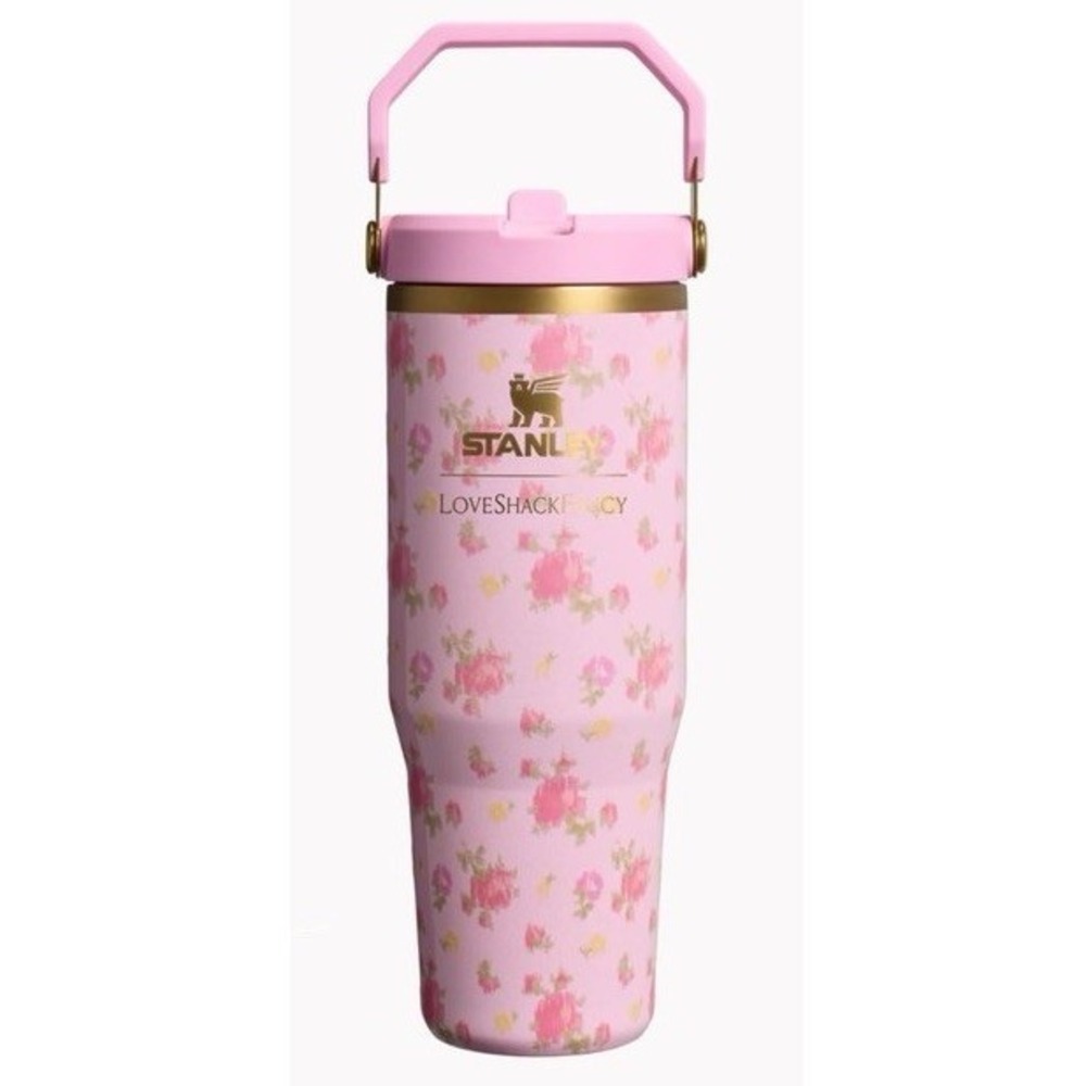 Stanley 1913 x LoveShackFancy IceFlow Flip Straw Tumbler IBIZA 30 OZ‎ New